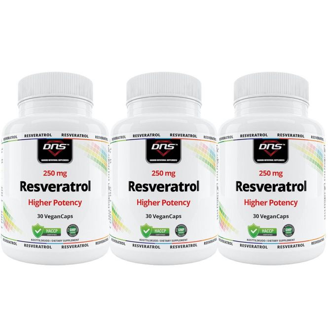 Hovedbilde 3-pack Resveratrol Higher Potency - 3 x 30 kapsler