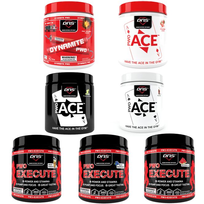 Hovedbilde DNS PWO PAKKE - 3 Valgfrie Pre-Workouts