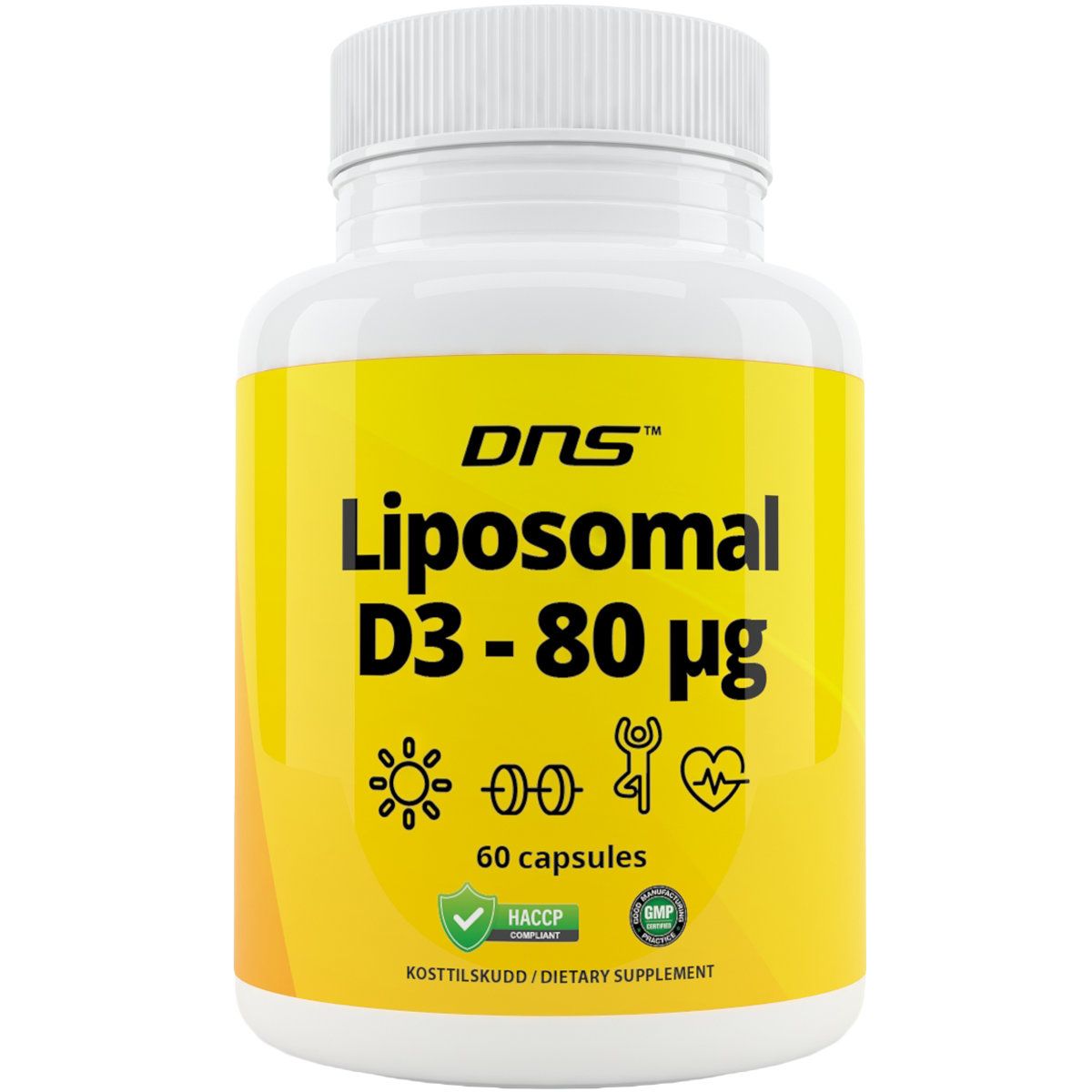 Liposomal D3 - 80 µg 3200 IU - 60 kapsler