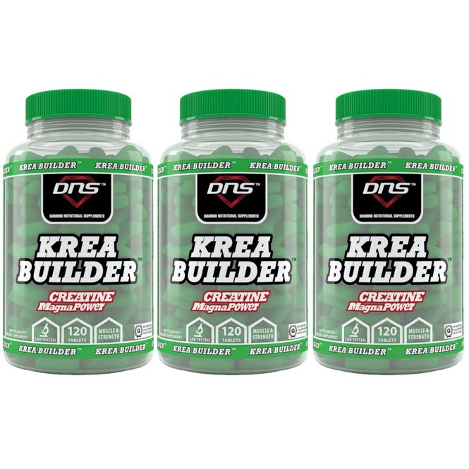 Hovedbilde 3-Pack Krea Builder Kreatin - 3 x 120 tabs