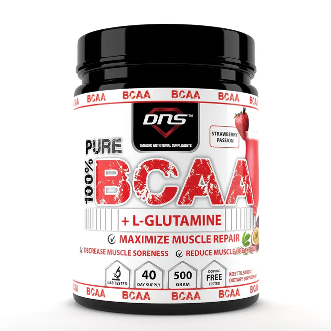 Hovedbilde BCAA + L-Glutamin Strawberry Passion - 500 gram