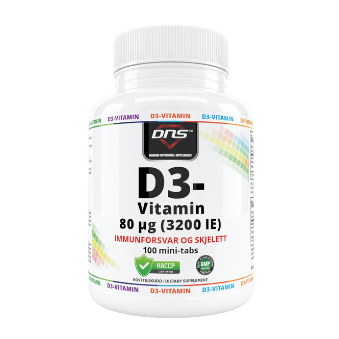 Hovedbilde D3-Vitamin 80µg - 100 tabs