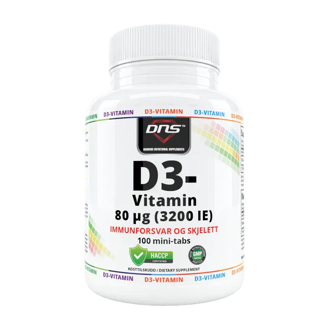 Hovedbilde D3-Vitamin 80µg - 100 tabs