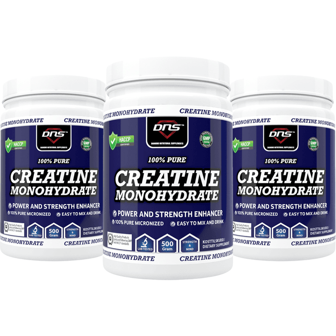 Hovedbilde 3-Pack Kreatin Monohydrat - 3 x 500 gram