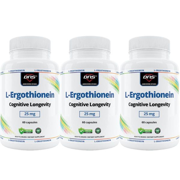 3-pack L-Ergothionein 25 mg - 3 x 60 kapsler