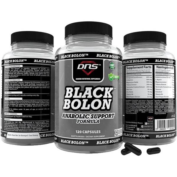 Black Bolon Testo Booster  - 120 kapsler