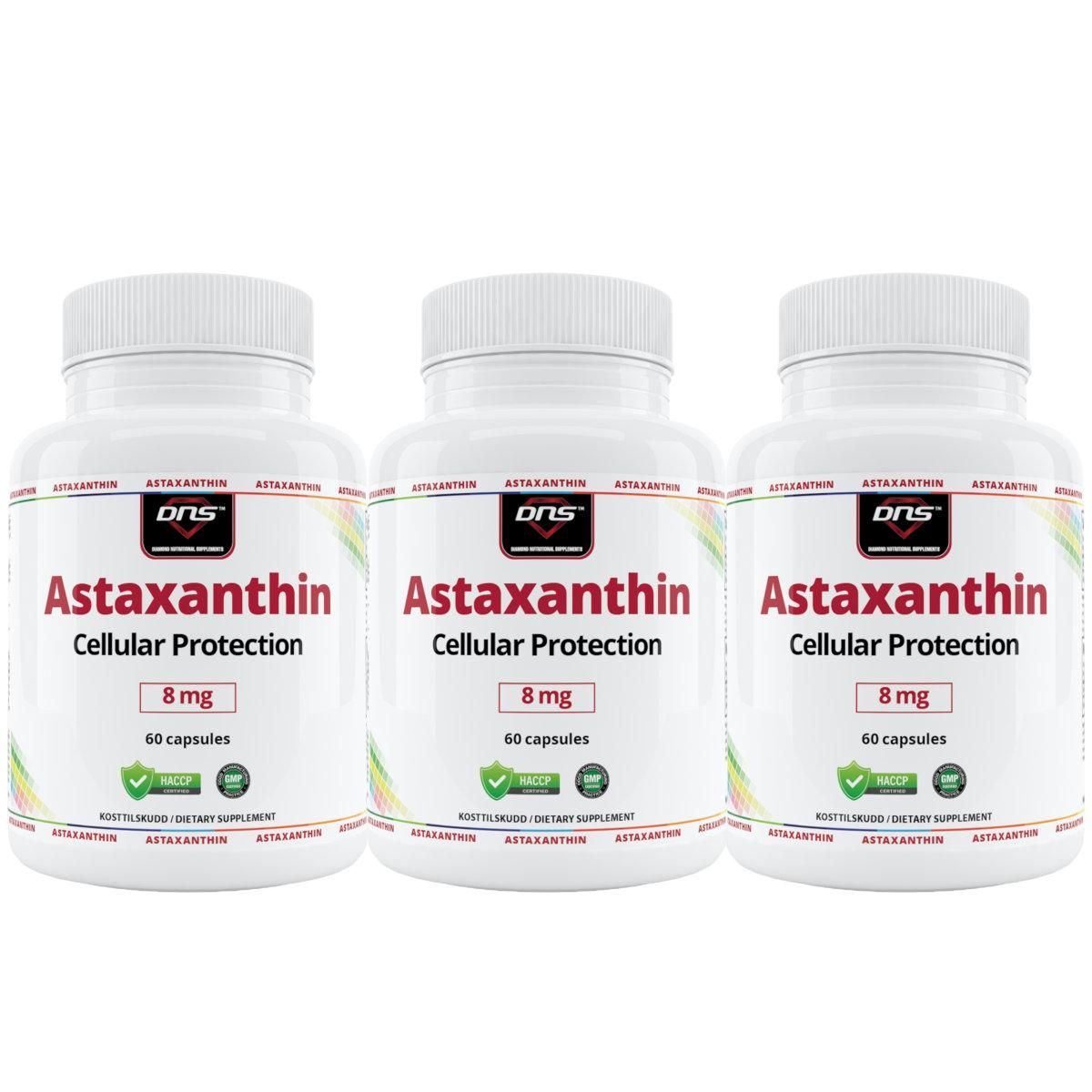 3-pack Astaxanthin (8 mg) - 3 x 60 kapsler