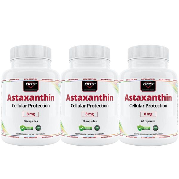 3-pack Astaxanthin (8 mg) - 3 x 60 kapsler