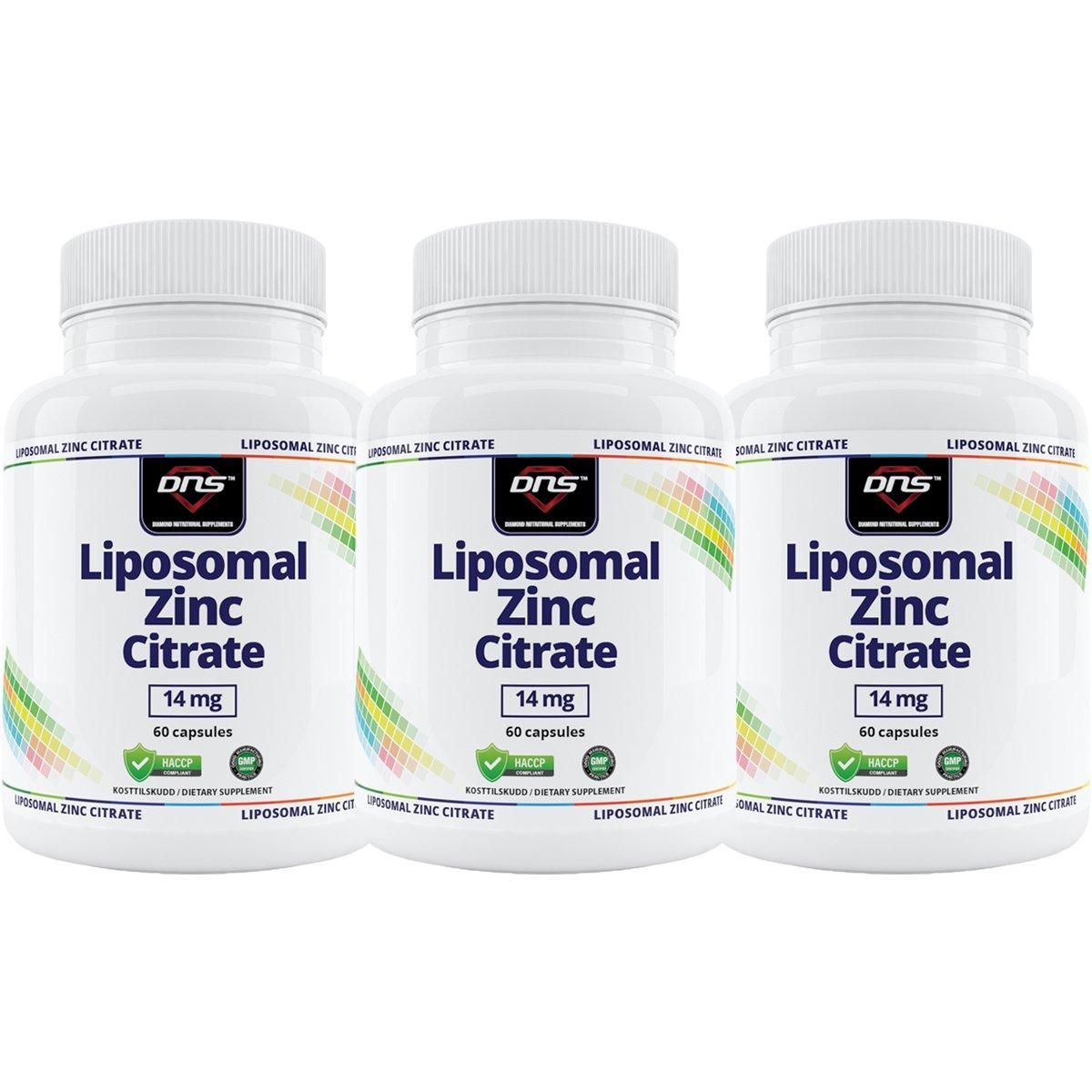 3-pack Liposomal Zinc Citrate - 3 x 60 kapsler