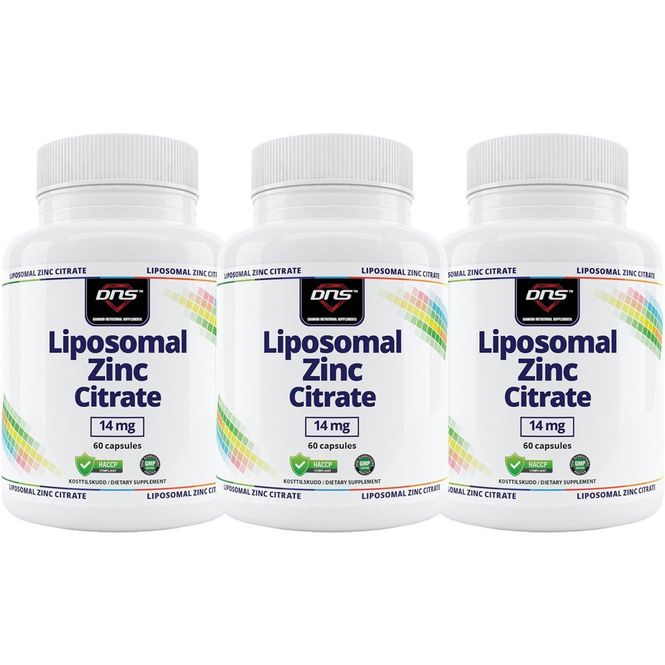 Hovedbilde 3-pack Liposomal Zinc Citrate - 3 x 60 kapsler