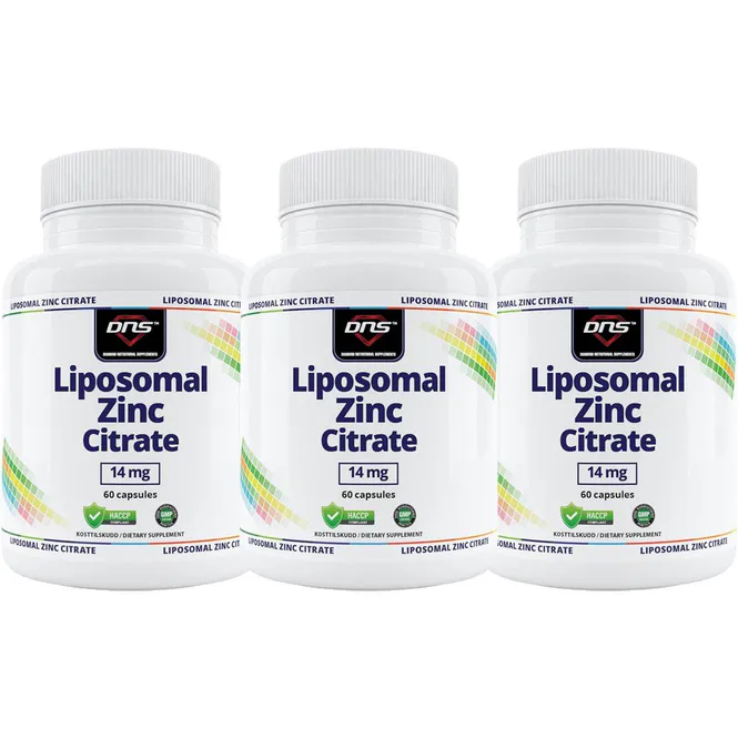 Hovedbilde 3-pack Liposomal Zinc Citrate - 3 x 60 kapsler