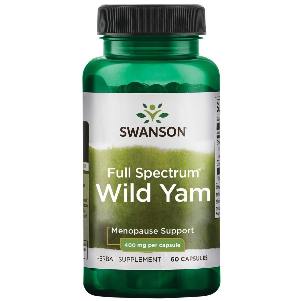 Wild Yam Root Menopause Support - 60 kapsler