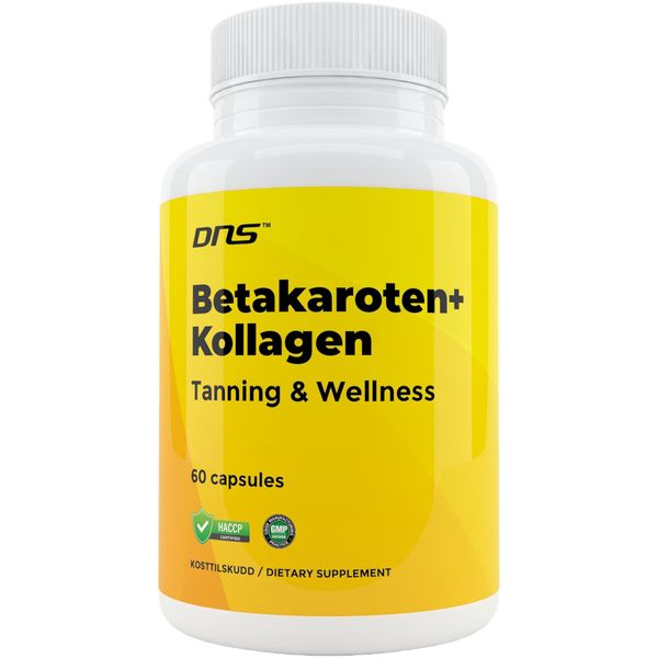 Betakaroten + Collagen + Vitamin C - 60 kapsler