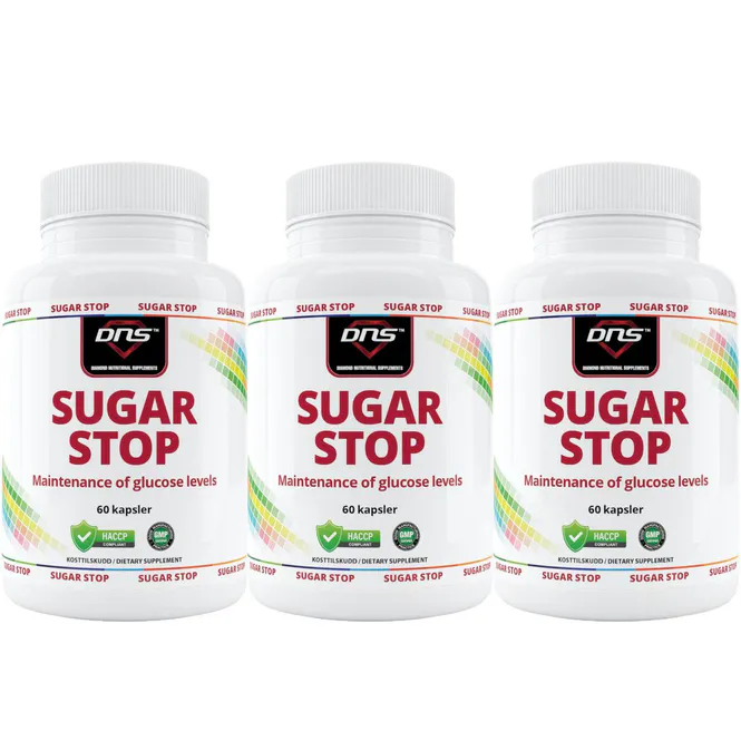 Hovedbilde 3-pack Sugar Stop - 3 x 60 kapsler