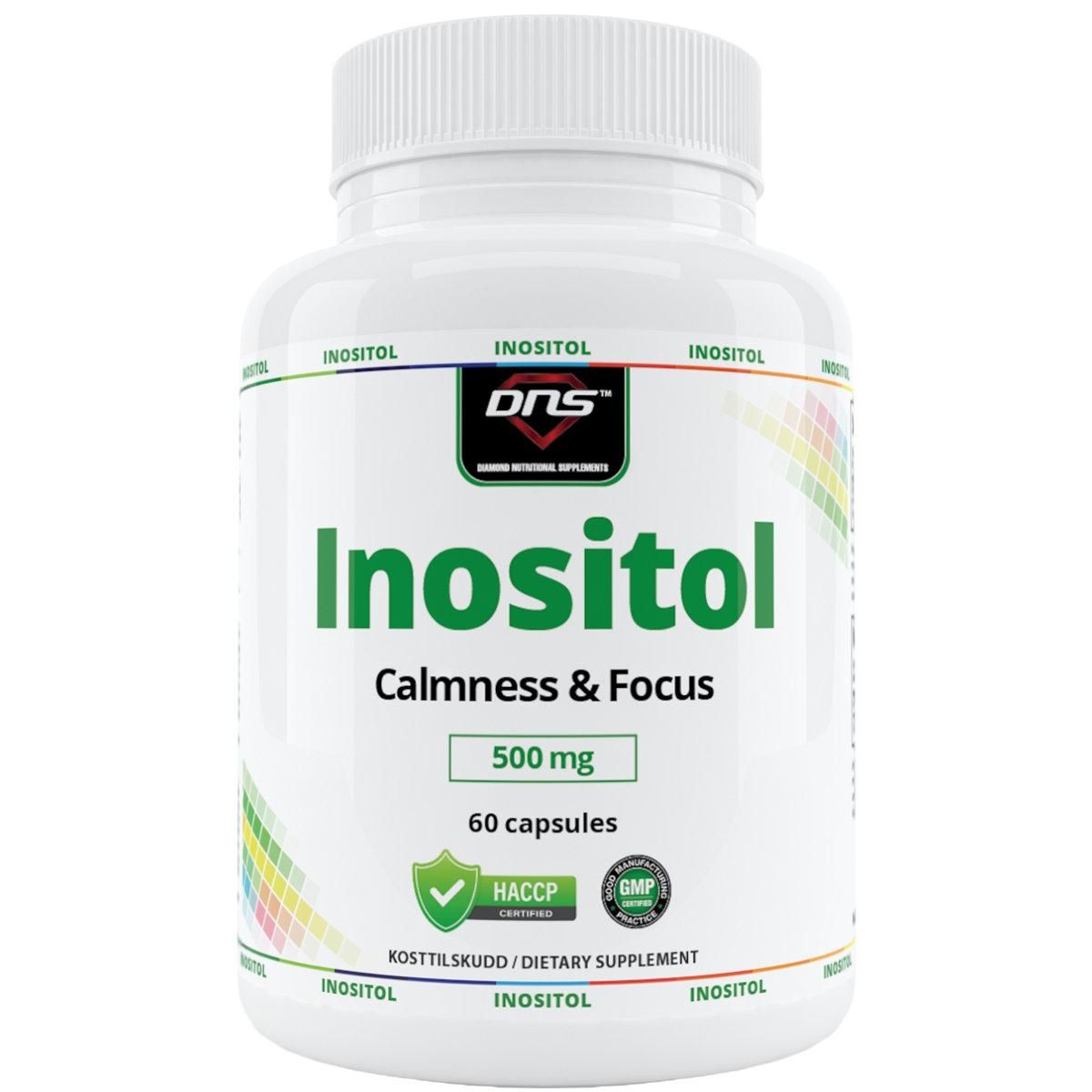 Inositol 500 mg - 60 kapsler