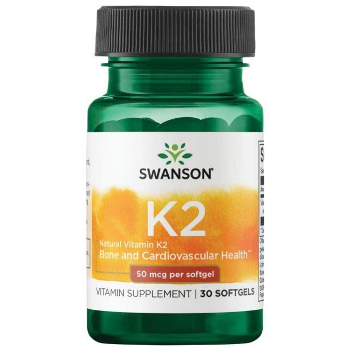 Natural Vitamin K2 (MK7) - 30 kapsler