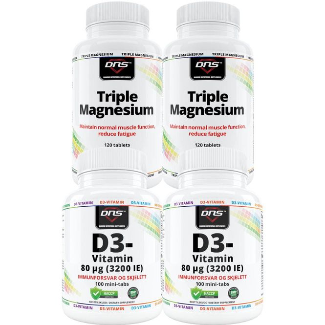 Hovedbilde Magnesium & Vitamin D3 pakken 