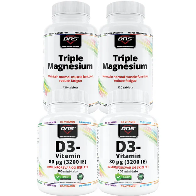 Hovedbilde Magnesium & Vitamin D3 pakken 