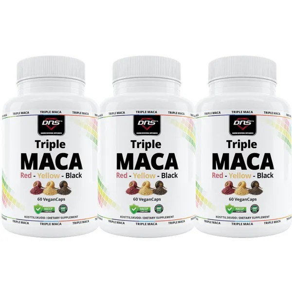 3-pack Triple Maca - 3 x 60 kapsler